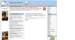 Desktop Screenshot of kostenlose-referate.de